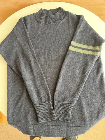 MHL. 긴팔 니트 남성용 L 네이비