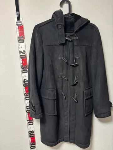 RAY BEAMS 블랙 더플 코트