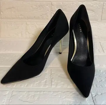 RANDA 블랙 스틸레토 하이힐