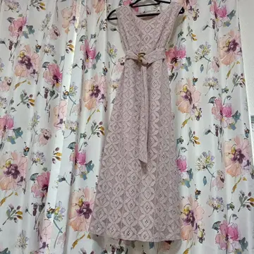 natural couture 슬리브리스 맥시 원피스