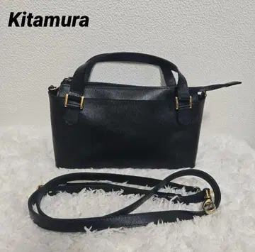 Kitatmura 숄더백 가죽 2way 블랙