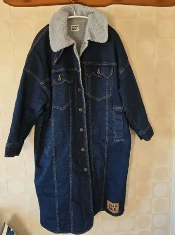 FRAPBOIS half 데님 코트