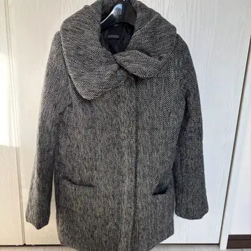 AZUL by moussy 헤링본 롱 코트