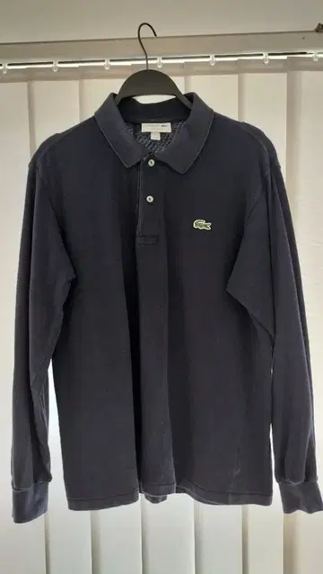 LACOSTE 네이비 피케 셔츠 USM