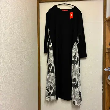 그라니프 고양이&올빼미 프린트 긴팔 티셔츠 원피스