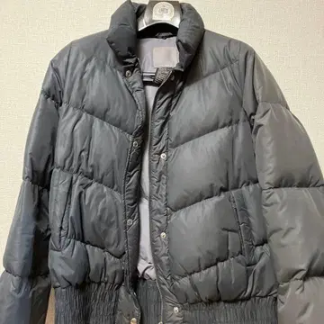 그레이 다운 자켓 퀼팅