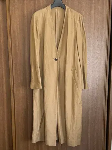 B.C STOCK 린넨 레이온 V넥 코트 simplicite