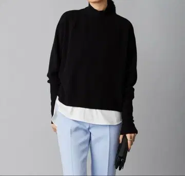 iCB 소프트 울 하이 게이지 하이넥 니트