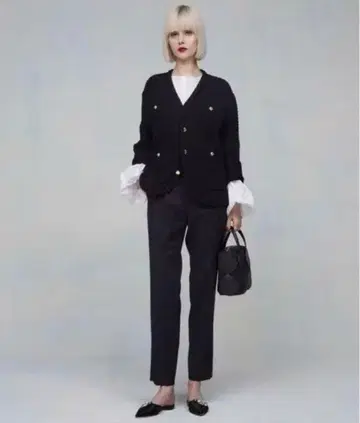 새상품급 DRAWER 드로어 5G 케이블 파이핑 자켓 니트 자켓