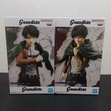 진격의 거인 2체 세트 Grandista 리바이 & 엘렌