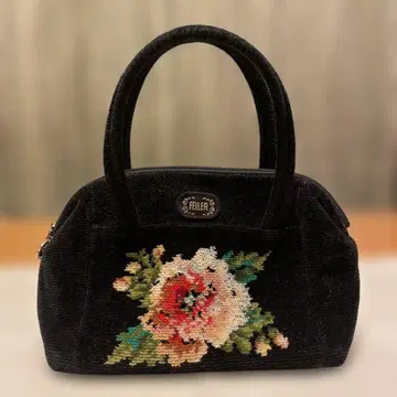 새상품급 FEILER 페이러 슈니르 직조 여성용 핸드백