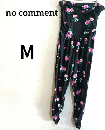 no comment 꽃무늬 오프숄더 팬츠 [ M ]