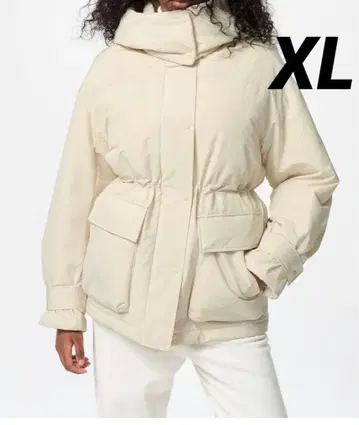 유니클로 하이브리드 다운 코트 XL