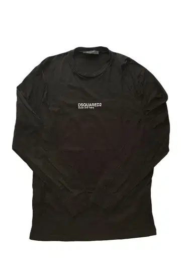 DSQUARED2 블랙 롱티 XXL