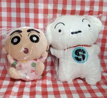 짱구는 못말려(크레용 신짱) 봉제 인형 2체 세트