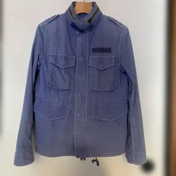 BEAMS PLUS+ M65 밀리터리 셔츠 자켓/S 블루