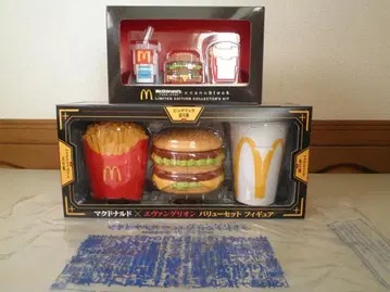 맥도날드 x 에반게리온 피규어 x 나노블록