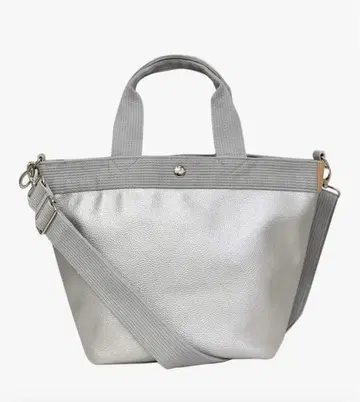 Oui tote 우이 토트 실버 미니 토트백