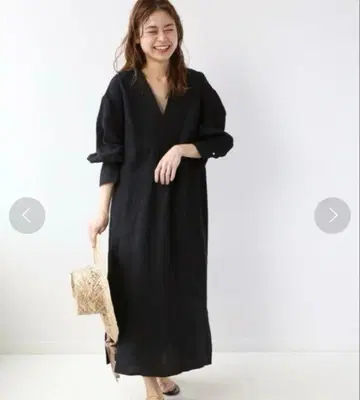 [미사용 새상품] 클래스키 린넨 카프탄 원피스