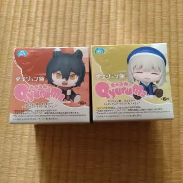 던전밥 큐룽하게 쳐다보는 포즈 미니 피규어 이즈츠미 & 파린 세트