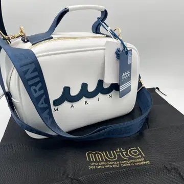 muta MARINE CONTINUA 에시컬 가죽 파우치 백