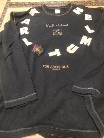 Karl Helmut 블랙 트레이닝복 칼 헬무트 긴팔