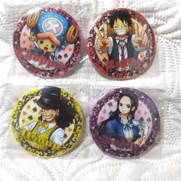 원피스 도쿄 원피스 타워 4주년 기념 캔뱃지 4세트 +