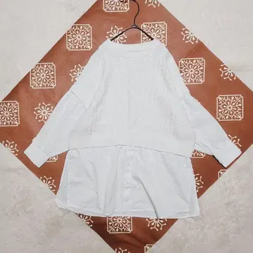 Sunny Clouds 써니클라우드 도킹 원피스 L 케이블 짜임