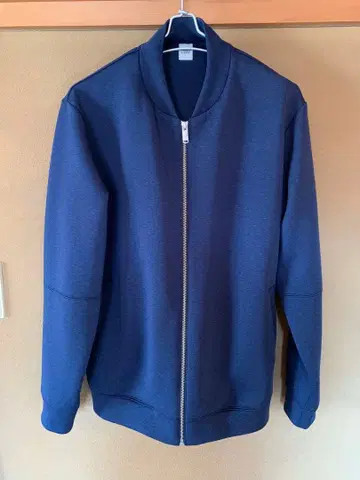 멜란지 종이상자 지퍼 블루종