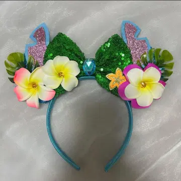 인기 상품 재고 소량 있음 디즈니 스티치 머리띠