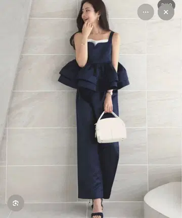 메라키 새틴 셋업 네이비 팬츠 S