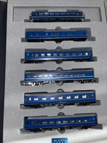 고품질 N게이지 KATO 침대 특급 EF66 6량 세트