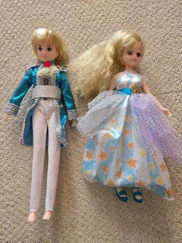 리카짱&하루토 (파란 왕자풍 코스튬) 2체 세트