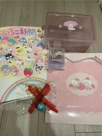 산리오 수납 mikko popup 스토어 쇼핑백