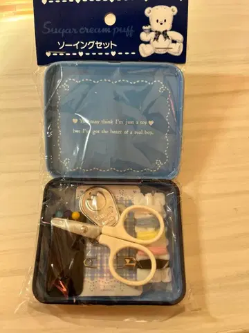 산리오 헤이세이 레트로 슈가 크림 퍼프 소잉 세트 1994년