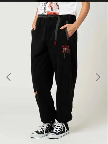 그라니프 기묘한 이야기 콜라보 플리스 팬츠 미사용 새상품