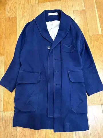 ASEEDONCLOUD 가운 타입 코트 블루