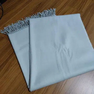 100% 캐시미어 스톨 라이트 블루 영국제