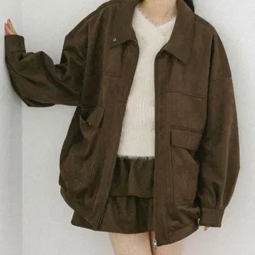 Hether 인조 가죽 BIG 블루종2