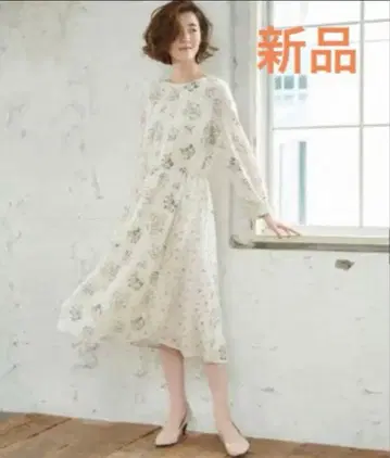 [ 새상품 ] 로페피크닉 원피스 꽃무늬 2WAY 택 포함