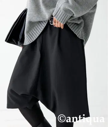 거의 새상품 안티카 하프 사루엘 팬츠