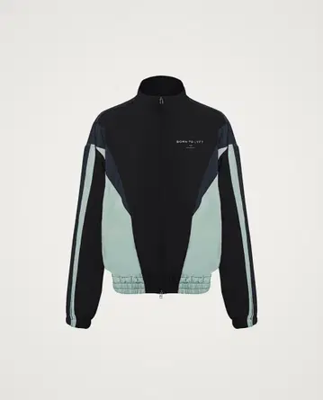 LYFT 2Line 오버사이즈 트랙 자켓 민트 XL