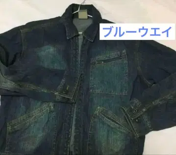블루웨이 (웰진) 데님 자켓 남성용 여성 점퍼