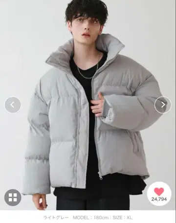 [ LILL ] 볼륨 하이넥 에코 다운 자켓