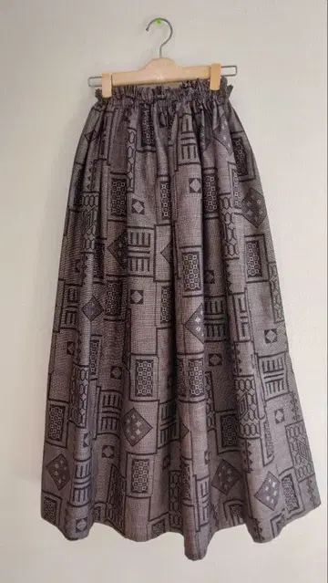 오시마 명주 기모노 리메이크 롱 스커트*242