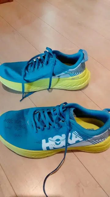 호카 5km 기사용 / 카본 X 25.5cm 파랑/노랑 러닝