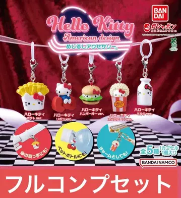 헬로키티 아메리칸 디자인 메지루시 액세서리 풀 컴프 세트