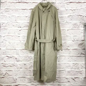 r418 베이지 스텐카라 코트 벨트 포함 L