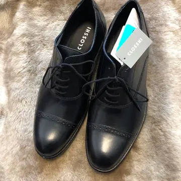 [미사용 새상품] 비즈니스 슈즈 26cm 천연 가죽 블랙