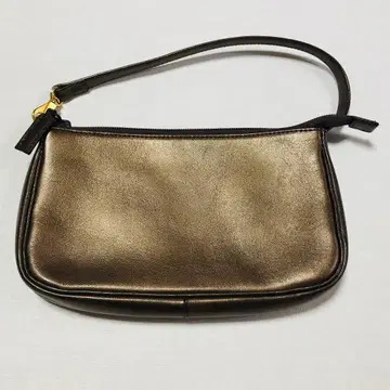 메탈릭 브라운 가죽 클러치백 백 인 백 포멀 심플